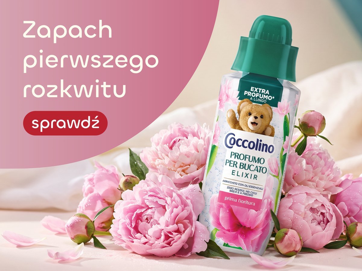 Coccolino Elixir Prima Fioritura - zapach pierwszego rozkwitu