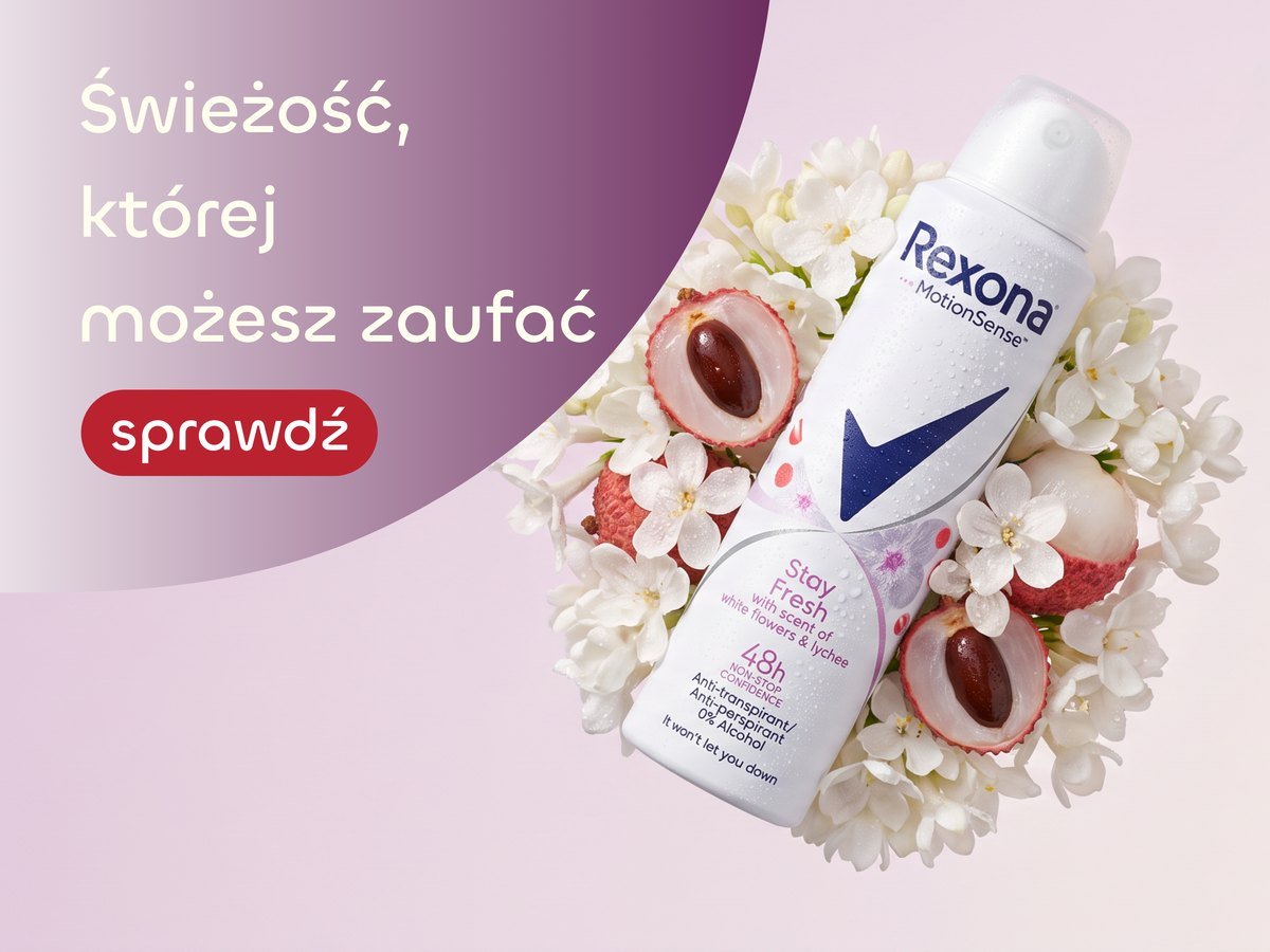 Rexona MotionSense Stay Fresh - świeżość, której możesz zaufać