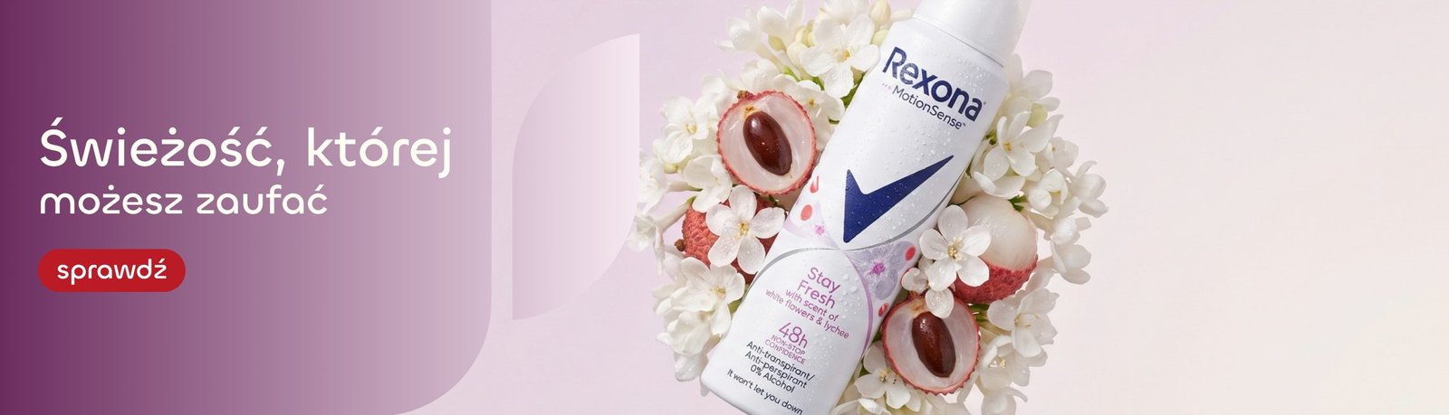 Rexona MotionSense Stay Fresh - świeżość, której możesz zaufać
