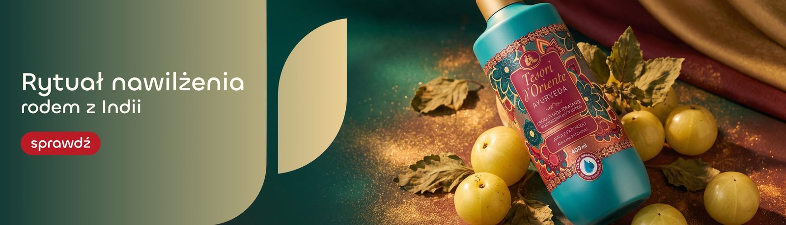 Tesori d'Oriente Ayurveda - rytuał nawilżenia rodem z Indii