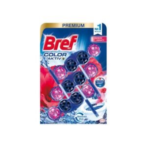 Bref Color Aktiv zawieszka WC barwiące wodę Świeże Kwiaty 3x50g
