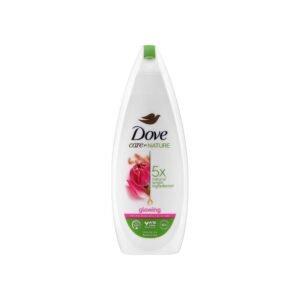 Dove Care Nature Glowing Żel pod prysznic Kwiat lotosu i woda ryżowa 225 ml
