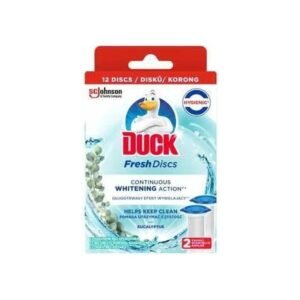 DUCK Fresh Discs Eukaliptus Zapas, żelowe krążki do toalety, 2 x 36ml