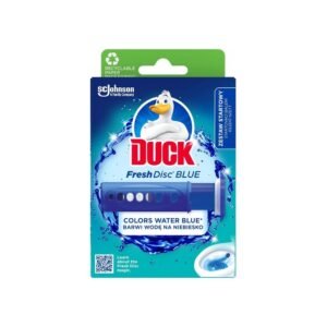 Duck Żelowe Krążki do WC – Barwiące Wodę na Niebiesko, Aplikator +6 Krążków