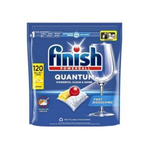 Finish kapsułki do zmywarki Quantum Powerball lemon cytryna 120 sztuk