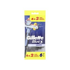 Gillette 4+2 SMOOTH BLUE3 Maszynka do golenia 6szt