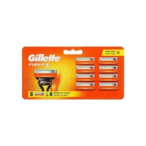 Gillette Fusion5 – Wkłady / Ostrza do Maszynki, 8 sztuk, Oryginalne