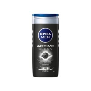 NIVEA ACTIVE CLEAN Żel pod prysznic męski 3w1 z aktywnym węglem 250ml