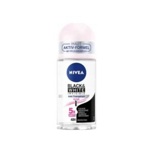 Nivea Black White Invisible Clear Roll On 50 ml