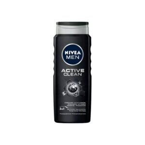 NIVEA Men Active Clean 3w1 żel pod prysznic do twarzy, ciała i włosów 500ml