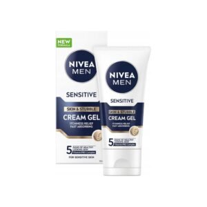 NIVEA Men Sensitive Krem-Żel do Twarzy i 3-Dniowego Zarostu 50ml