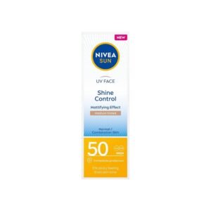 NIVEA SUN SHINE CONTROL Krem fluid koloryzujący matujący SPF50 jasny 50ml